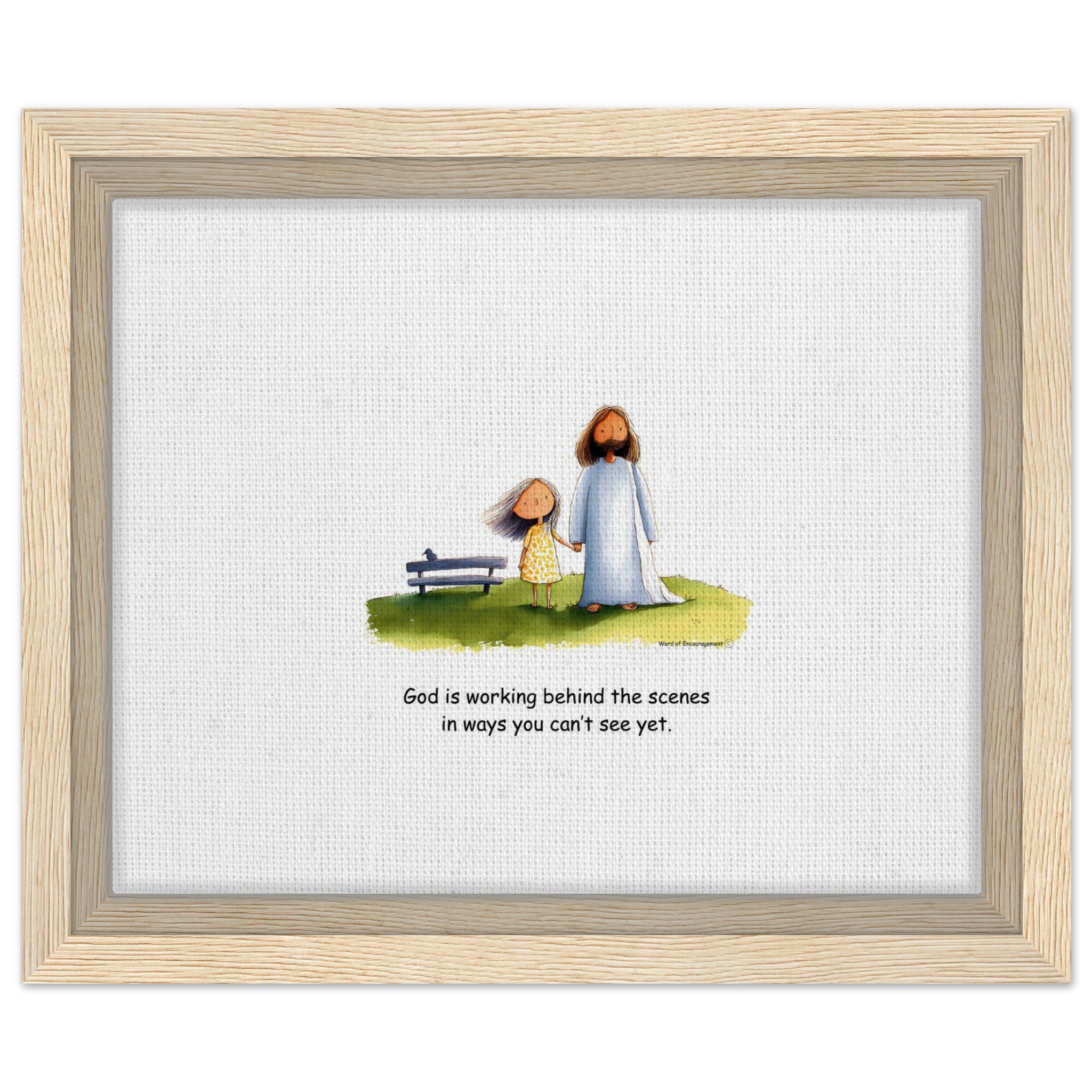 Comfort in Faith Framed Canvas Print 20x25 cm / 8x10″ Secondary image