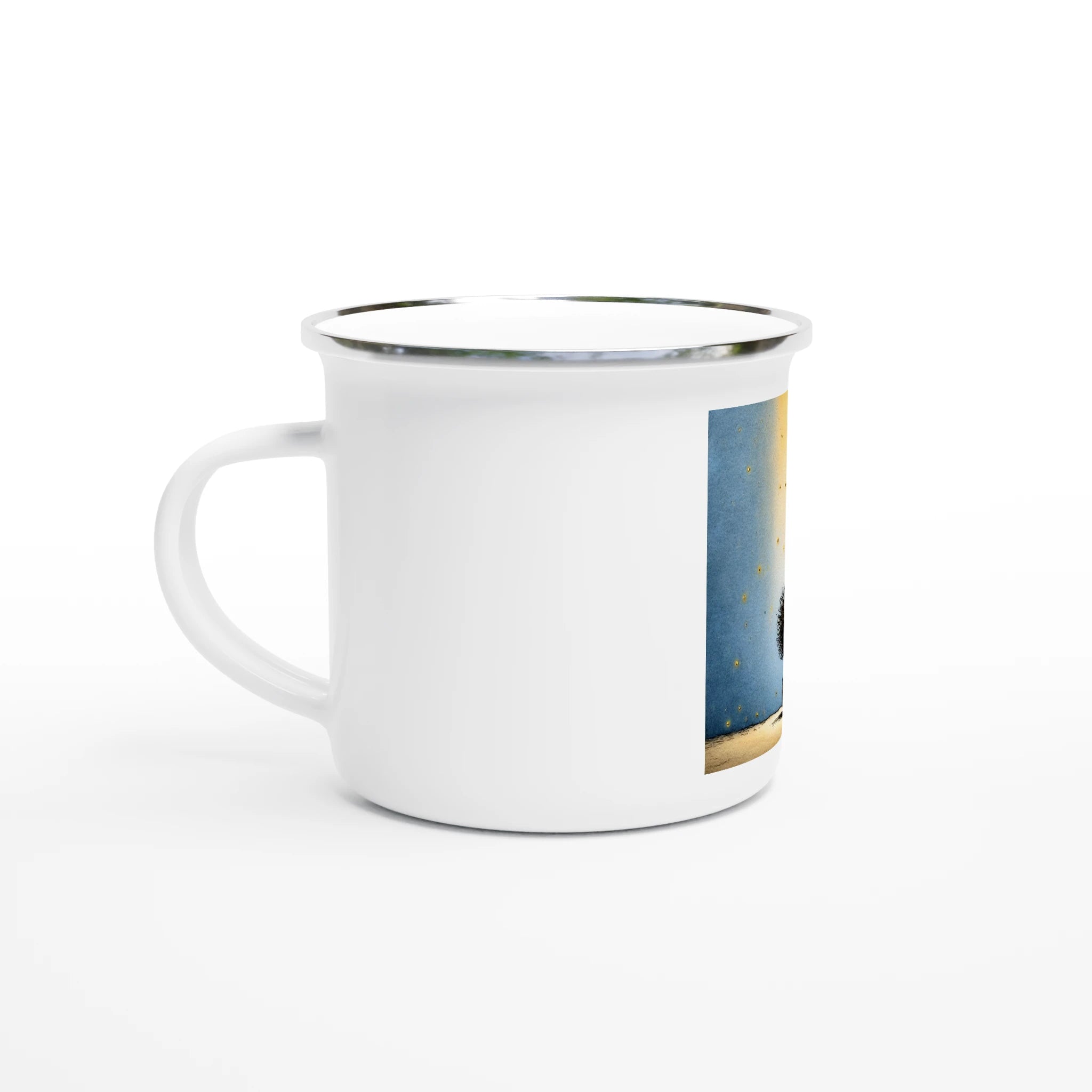 White 12oz Enamel Mug Secondary image