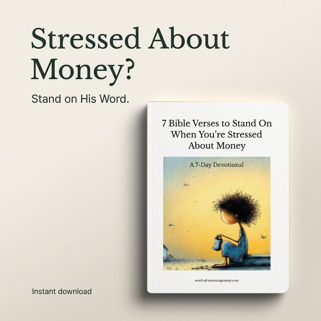 7 Bible Verses to Stand On When You’re Stressed About Money | Digital Devotional Main image