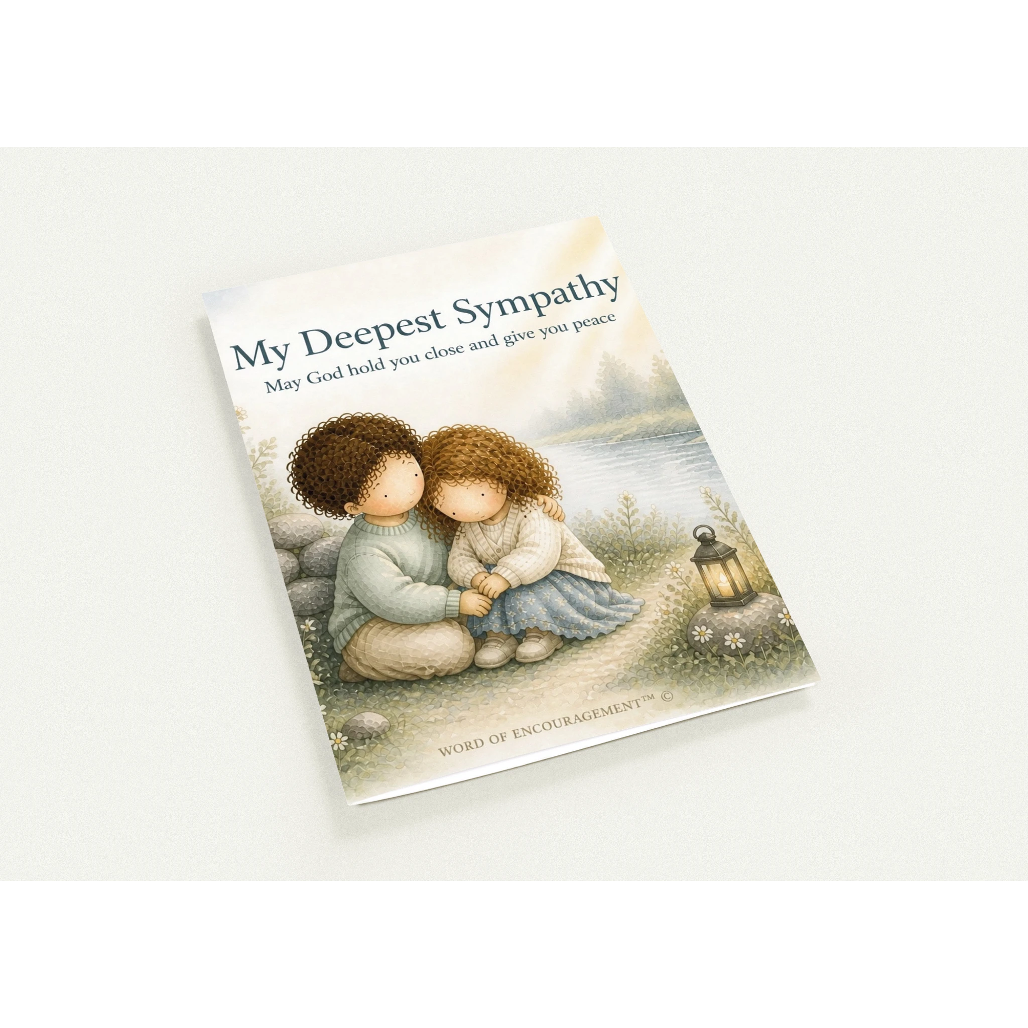 (US & CA) | Pack of 10 | My Deepest Sympathy – Psalm 34:18 | Sympathy Card | Comfort in Grieving Secondary image
