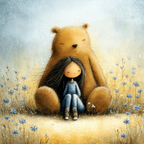 Safe & Loved Whimsical Storybook Art Print Set | Children’s Room Digital Download
