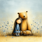 Safe & Loved Whimsical Storybook Art Print Set | Children’s Room Digital Download