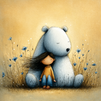 Safe & Loved Whimsical Storybook Art Print Set | Children’s Room Digital Download