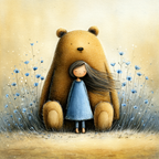Safe & Loved Whimsical Storybook Art Print Set | Children’s Room Digital Download